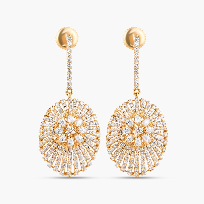 Wite Gold Boho Style Gold Earrings for women