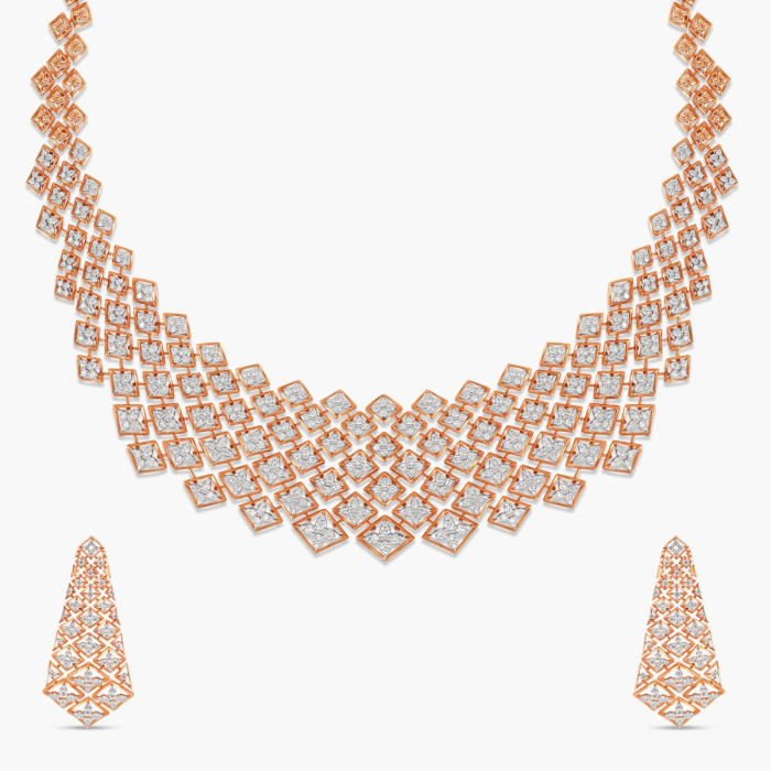 Ritz Diamond Necklace Set