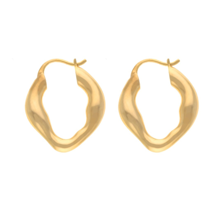 Distinctive Unconventional Gold earrings