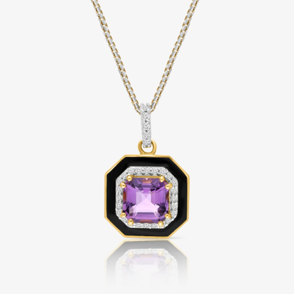Peppy Amethyst Pendant 