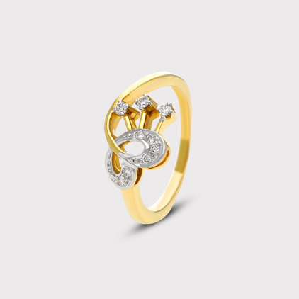Miniature Fantasy Diamond Ring 