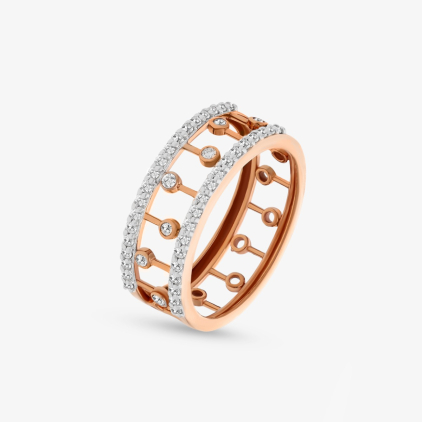 Contempary Sleek Diamond Ring