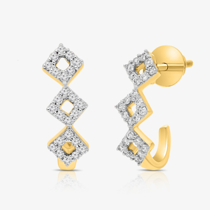 Triplet Delightful Diamond Earrings