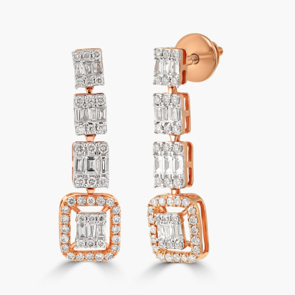 Chic Diamond Earrings