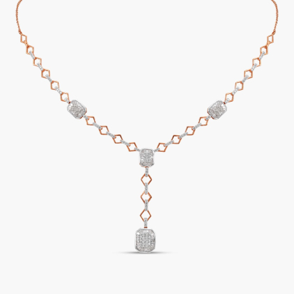 Crisp Diamond  Necklace