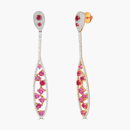 Dazzling Ruby Earrings 