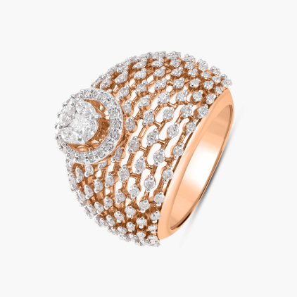 Crown Mesh Ring