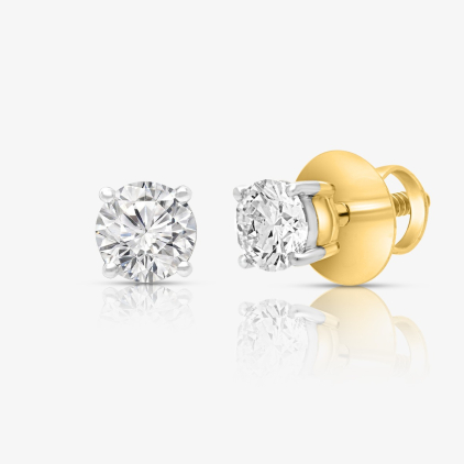 Flawless Solitaire Earrings