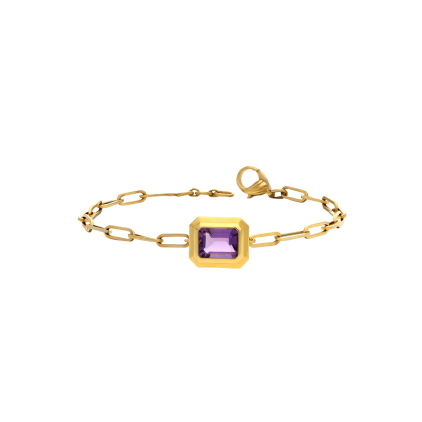 Exclusive  Amethyst Diamond Bracelet