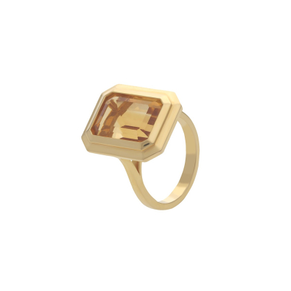 Cool Citrine Ring